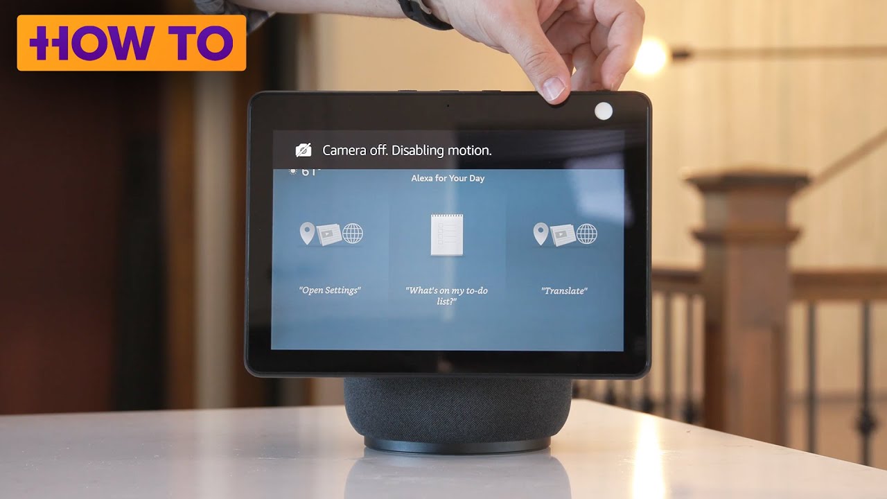 Echo Show 10: How to customize camera settings (so it doesn't follow you)