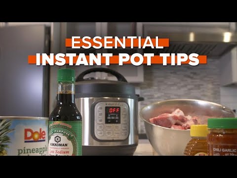 Essential Instant Pot Tips