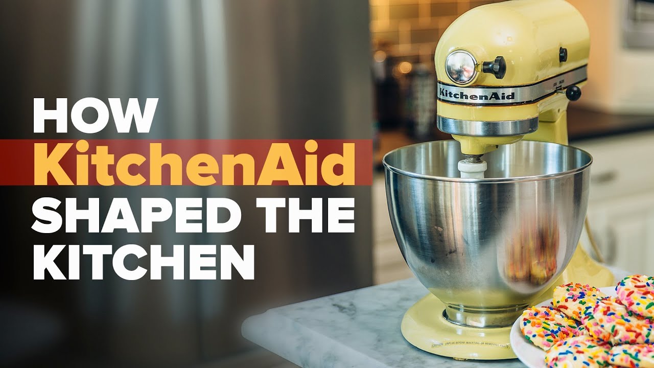 How the KitchenAid stand mixer shaped your kitchen: Paddle, hook and whisk