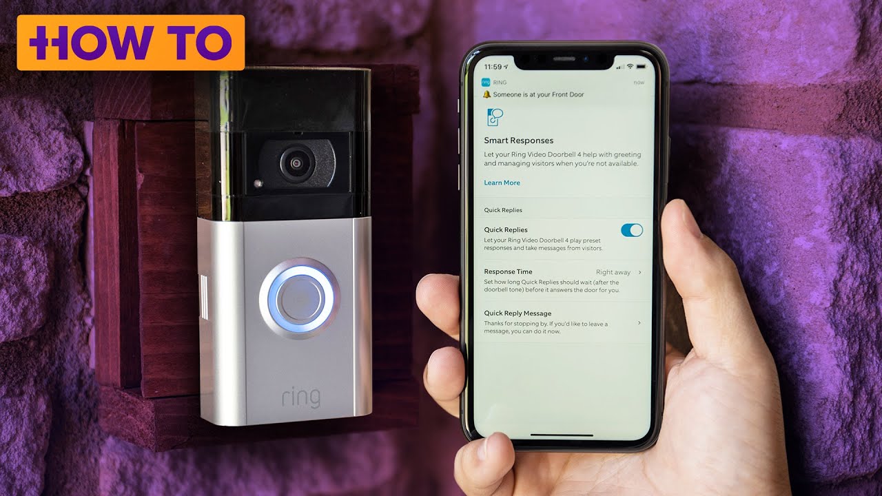 How to customize Ring’s Quick Replies feature