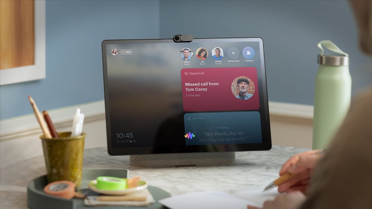 Previewing Facebook's two new Portals, Portal Go and Portal Plus