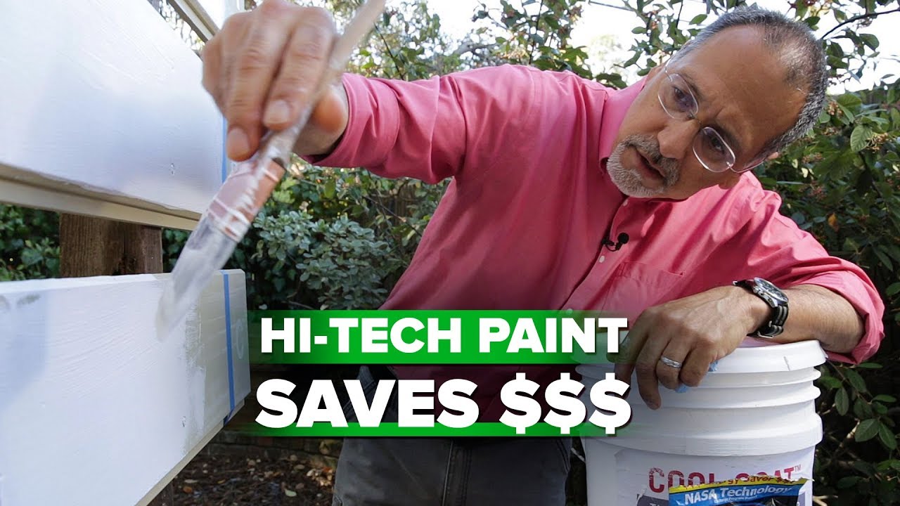 See how white paint dramatically cools your home