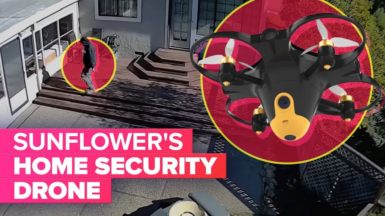 Sunflower's home security drone spots trespassers