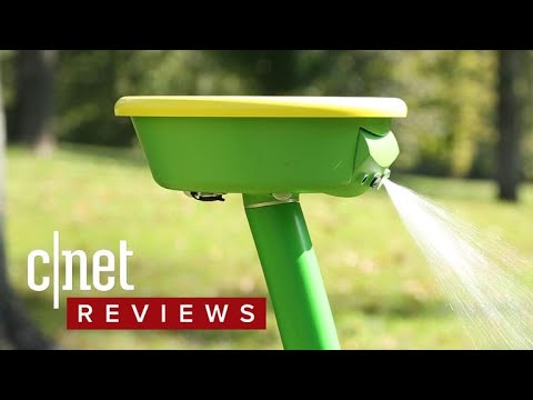 GardenSpace sprays critters and keeps your plants watered