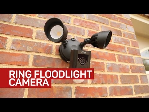 Ring's outdoor floodlight camera shines fairly bright