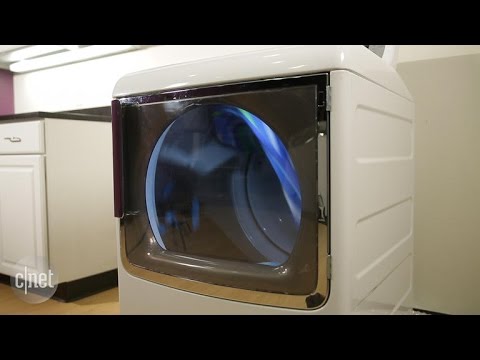 Flashy controls can't help this GE dryer dry fast enough
