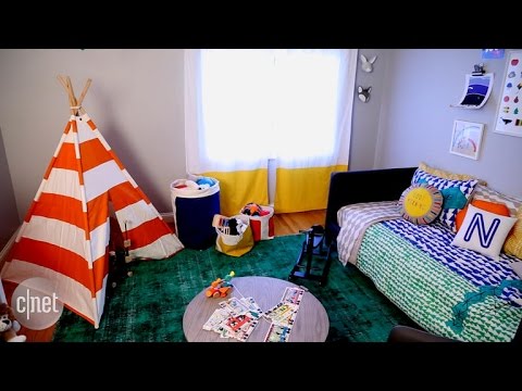 New lights in the CNET Smart Home kids room point the way to better sleep