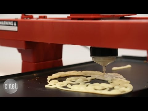 Pancakebot ready for primetime, and to draw your face