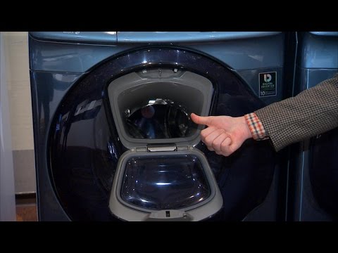 Samsung's newest washer has -- you guessed it -- a door in a door