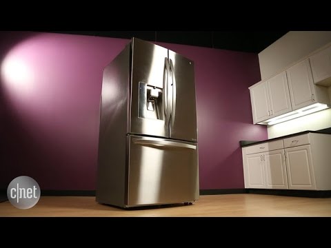 This LG fridge rocks built-in Bluetooth speakers